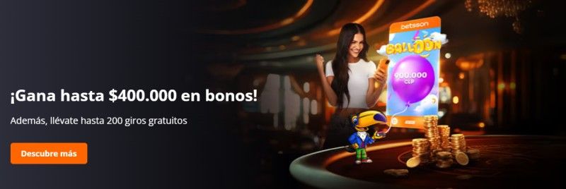 Bono de casino Betsson