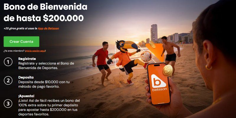 Betsson bono de bienvenida apuestas.