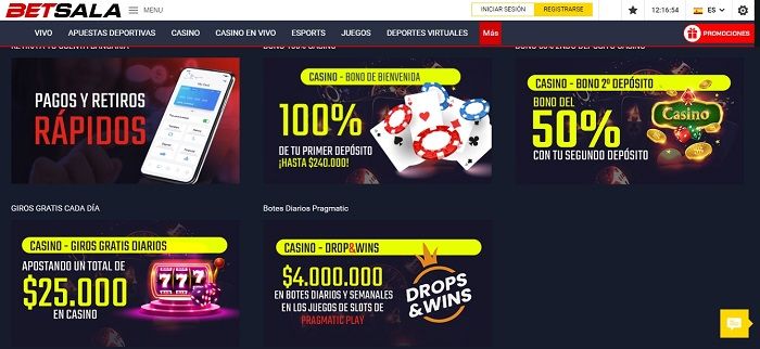 Betsala Casino Bonos y Promociones
